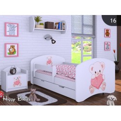 Otroška postelja Happy babies Medvedek s srcem 16